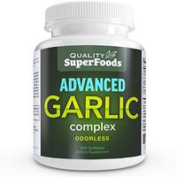 Advanced Garlic Complex - Quality SuperFoods (100ct) Maximum Strength Complex Contains a Blend of Odorless Garlic (Allium sativum), Parsley (petroselinum crispum), and Chlorophyll.