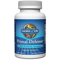 Garden of Life Whole Food Probiotic Supplement - Primal Defense HSO Probiotic Dietary Supplement for Digestive and Gut Health, 45 Vegetarian Caplets