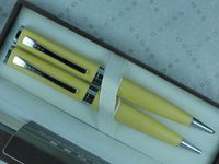 Cross Limited Edition Elite Sage Pearlescent Golden Yellow Pen Pencil Set