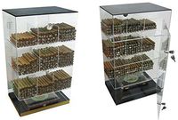 Prestige Import Group - The Roosevelt Large Acrylic Display Cigar Humidor - Capacity: 250
