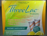 Threelac Probiotic Bonus 3 Pack 180 Pkts by GHT Global Health Trax Inc.