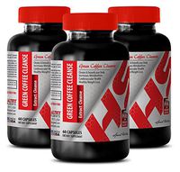 Green Coffee Bean Extract Supplement - Green Coffee Cleanse Complex 800 MG - Digestive Booster (3 Bottles)
