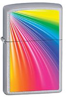 Personalized Message Engraved Customized Gift For Him For Her Rainbow Zippo Indoor Outdoor Windproof Lighter