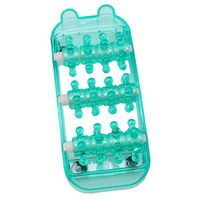 CH Plastic Green Mini Foot Massage Wheel Shape Useful Roller Massager Reduced Pressure Tools