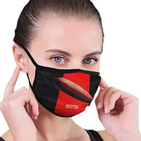 Led MIC Zep-pelin Anti-dust Masks Washable Reusable Masks Balaclava Mask Black