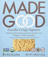 Made Good Crispy Squares, Vanilla, 4.68 Oz