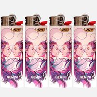 4 - Bic Gemini Astrology Horoscope Lighters