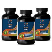 Immunity Booster Pills - Olive Leaf Extract 500mg - Supplements antioxidants - 3 Bottles 180 Capsules