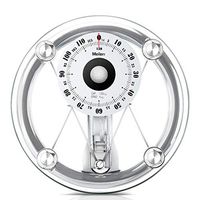 Mechanical electronic scale Professional Analog Mechanical Dial Bathroom Scale, 120kg. Capacity, 155mm Large Dial for The Family Bathroom Hotel Gym
