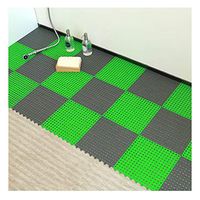 GHHZZQ Shower Stall Pad Anti-Fall Splice Massage PVC Ottomans Household Residential Bathtub Mats, 8 Colors, 0.8 cm Thick, 30x30cm, 6 Pieces (Color : A, Size : 6-Tiles)