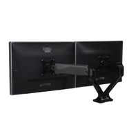 FlexiSpot Dual Monitor Mount, Gas Spring Desk Stand for Two 10"-27" Flat Screen (F6AD)