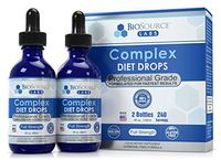 BioSource Labs Complex Diet Drops – Weight Loss Drops for Rapid and Lean Loss, Best Natural Metabolism Booster for Men and Women 2 Pack (2 x 2-Ounce Bottle)