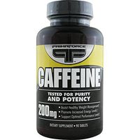 Primaforce Caffeine Tablets  200 mg,  90-Count Bottles (Pack of 4)