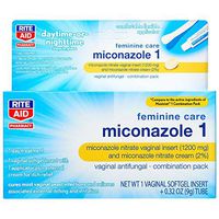 Rite Aid Pharmacy Vaginal Antifungal, Miconazole 1, Combination Pack, 1 Pack