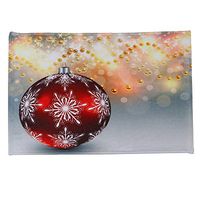 Fullfun 40 x 60cm Non-Slip Doormat Christmas Style Santa Claus Kitchen Bathroom Carpet (M)