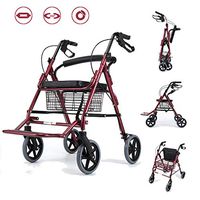 WXCC Foldable Lightweight  Travel Walker Shopping Trolley for Easy Storage and Transportation, Limited Mobility Aid
