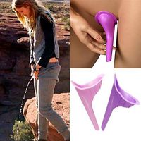 Standing Urinals for Women Female Urination Device, Women Standing Pee Portable Urinal Funnel Lets Pee Standing Up, Reusable Urinal Pee Funnel for Travel, Camping, Hike, Outdoor, Pregnancy Use, 2 Pack