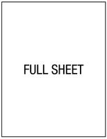 Compulabel Full Sheet Labels for Laser and Inkjet Printers, 8 1/2 x 11 Inches, Permanent Adhesive, 1 per Sheet, 1000 Sheets per Carton