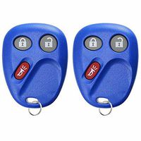 2 KeylessOption Replacement 3 Button Keyless Entry Remote Control Key Fob -Blue