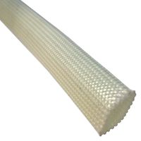 6mm (0.23") Acrylic Coated Fiberglass Sleeving (Clear/Natural) - 100FT