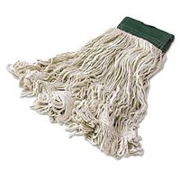 RCPD212WHI - Rubbermaid Super Stitch Blend Mop Heads, Cotton/Synthetic, White, Medium