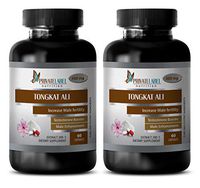 Natural Testosterone Support Capsules - TONGKAT ALI Root Extract - Tongkat ali Power - 2 Bottles 120 Capsules