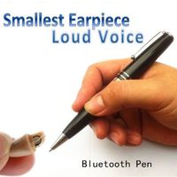 New Smallest Micro Spy Earpiece Bluetooth Pen Wireless Micro Hidden Bug for Private Communication