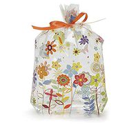 10ct, Medium"Sweet Tweets" Birds & Flowers 4x2x9" Cello Cellophane Party Treat Food Snack Bags (Free Shipping!)