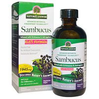 Nature's Answer, Sambucus, Kid's Formula, 1945 mg, 4 fl oz (120 ml) - 2pc