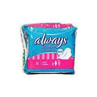 Always Ultra Thin Long Sanitary Pads With Wings (8 Pads)