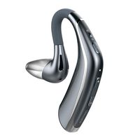 Glazata Wireless Bluetooth Headset Earpiece with 30 Hours Talk Time and Noise Cancelling Mic Bluetooth Earbud Handsfree for iPhone Samsung Cell Phone, Driver/Trucker (Grey)