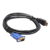 Huangou ❤❤ Adapter Cable ❤ Full HD 1080P HDMI Male to 15 Pin VGA Connector Adapter Converter Cable for HDTV (Black, 3M)