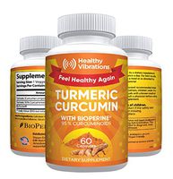 Turmeric Curcumin Supplement with Bioperine 655 mg. Superior Pain Relief & Joint Support with 95% Standardized Curcuminoids. Non-GMO, Gluten Free, Vegan Turmeric Capsules with Black Pepper.
