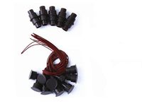 BULUSHI 5pairs DC12V-100V Recessed Mounted Magnetic Reed Switch Security Alarm Window Door Contact Sensor/Often open