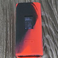 Silicone Case for Joyetech Cuboid 150w TC Sleeve Skin Cover Wrap (Red/Black)