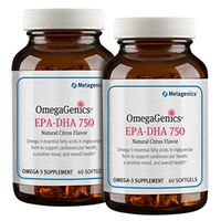 Metagenics OmegaGenics EPA-DHA 750 60 Softgels - TwinPak
