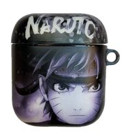 Raleighsee Anime Cartoon AirPods1/2 Generation Silicone Protective Case Anti-Fall Portable Bluetooth Headphone Box Protective Cover(Naruto)