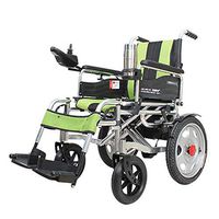 Electric Wheelchair Lightweight Wheelchair, Open/Fast-Fold Compact Electric Chair Drive with Power Or Manual Wheelchair 43Cm Wide Seat