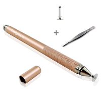 Lagava Premium Metal Stylus Pen for Capacitive Touch Screen iPad Pro Universal Long Pencil for iPhone Compatible iOS Android Windows Tablet (Rose Gold)
