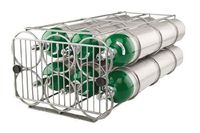 Vehicle Size E Oxygen Tank Cylinder Holder (D.O.T. Compliant) - Holds 6 E Size Tanks