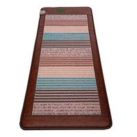 PHYMAT Rainbow Amethyst PEMF Far Infrared Heating Pad - PEMF Infrared Mat - 5 Color Natural Amethyst Pad - Auto Shut Off,Smart Timer Setting