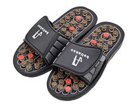 Kkika Rotating Accupressure Massage Men Shoes and Women Shoes Foot Massager Sandals for Man (10-10.5)/Women (11-11.5)