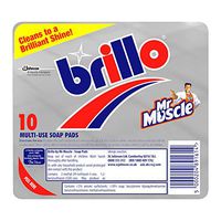 Brillo Multi Use Soap Pads, Pack 10