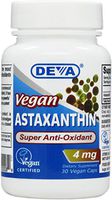 Deva Vegan Vitamins Astaxantin, 4 Mg (Pack of 2)