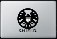Avenger Shield - Sticker Decal MacBook, Air, Pro All Models Woman.