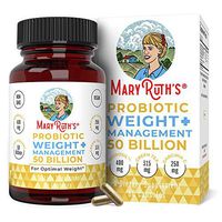 Probiotic Weight Management+ by MaryRuth’s - 50 Billion CFU - Vegan Gut Health Supplement with Morosil, Garcinia Cambogia & Green Tea - Weight Loss Probiotic - 60 Ct