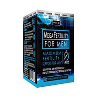Actif Organic Mega Fertility Fertilmax for Men - Maximum Sperm Support - Non-GMO, Made in USA, 60 Count