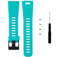 QGHXO Band for Garmin Vivosmart HR, Soft Adjustable Silicone Replacement Wrist Watch Band for Garmin Vivosmart HR (No Tracker, Replacement Bands Only)