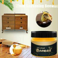 RICH Beeswax Polish for Wood & Furniture,Wood Seasoning Beewax,Furniture Care Complete Solution Beeswax, for All Wood Types & Colors