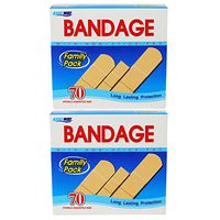 Pure-Aid Famiy Pack Bandage - 70ct (2 Pack)